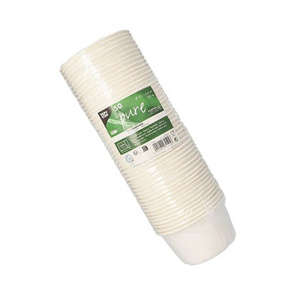 PAPSTAR 50 Suppenbecher, Zuckerrohr "pure" weiss