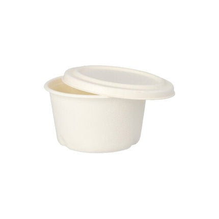 PAPSTAR 50 Suppenbecher, Zuckerrohr "pure" weiss