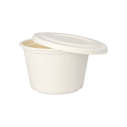 PAPSTAR 50 Suppenbecher, Zuckerrohr "pure" weiss
