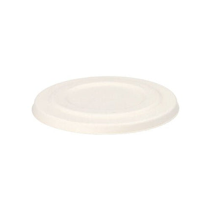 PAPSTAR 50 Deckel für Suppenbecher, Zuckerrohr "pure" weiss