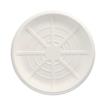 PAPSTAR 25 Servierplatten, Zuckerrohr "pure" rund