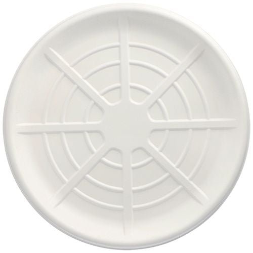 PAPSTAR 25 Servierplatten, Zuckerrohr "pure" rund