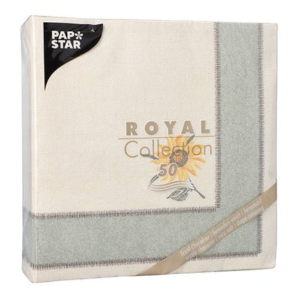 PAPSTAR 50 Servietten "ROYAL Collection" 1/4-Falz 40 x 40 cm Design