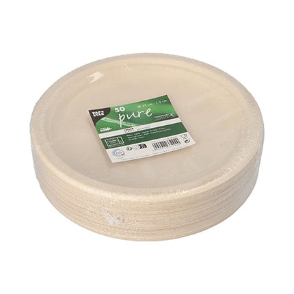 PAPSTAR 50 Teller, Zuckerrohr "pure"