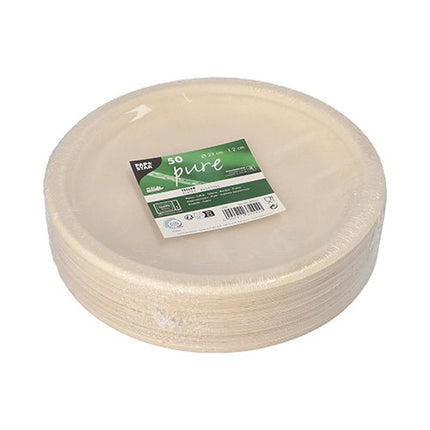PAPSTAR 50 Teller, Zuckerrohr "pure"