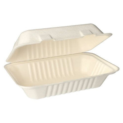 PAPSTAR 25 Menüboxen, Zuckerrohr "pure" weiss