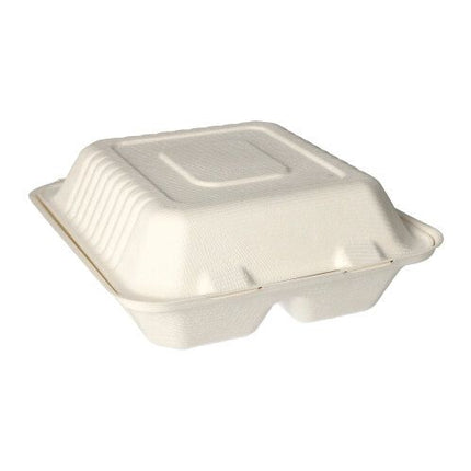 PAPSTAR 25 Menüboxen, Zuckerrohr "pure" weiss
