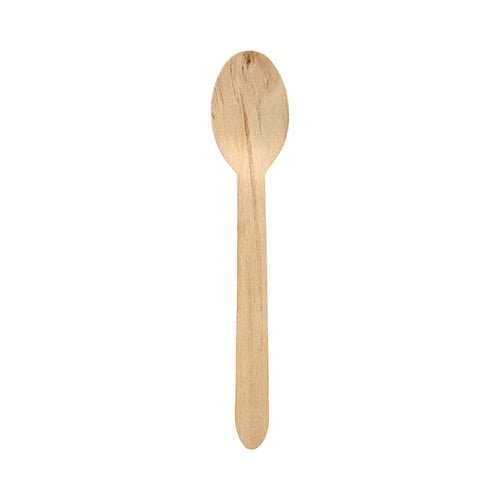 PAPSTAR Holzlöffel "pure" 16 cm, umweltfreundlich und stabil | Folie (250 Stück)