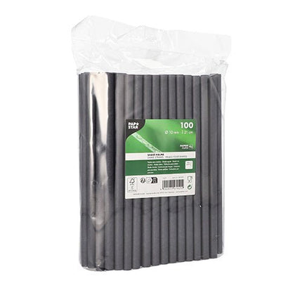 PAPSTAR 100 Shake-Halme Papier Ø 10 mm · 21 cm