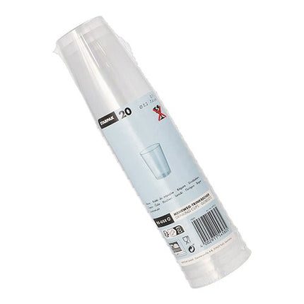 Starpak 20 Mehrweg-Trinkbecher PP 0,1 l Ø 5,2 cm · 7,4 cm transluzent unzerbrechlich | Folie (20 Stück)