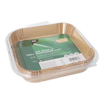 PAPSTAR 100 Backpapiere für Heißluftfritteusen eckig