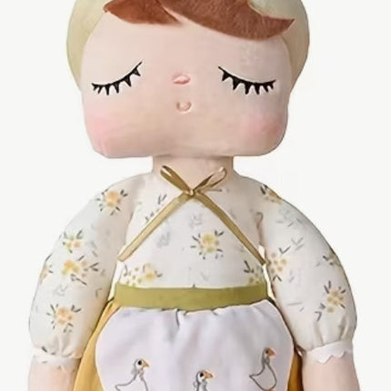 🧸 Metoo Kuschelpuppe mit Hasenohren – Weiche Stoffpuppe für Kinder, Babygeschenk & Dekoration