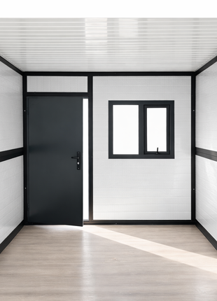 Insulated Container with 2 Side Windows - Ideal for Office, Car Dealership & Construction Site