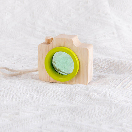 Hölzerne Mini Kamera für Kinder - Lernspielzeug & kreatives Geschenk