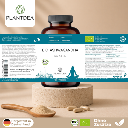 Bio Ashwagandha Kapseln