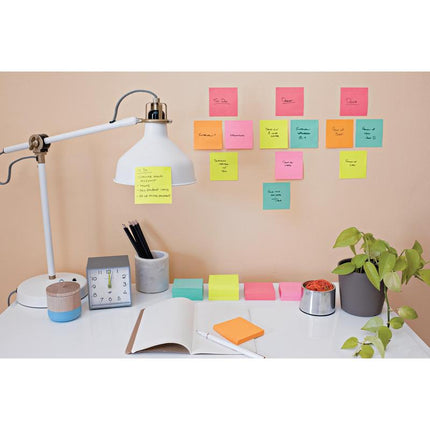 Post-it® Super Sticky Notes, 76 mm x 127 mm, 90 Blatt/Block, 100% PEFC