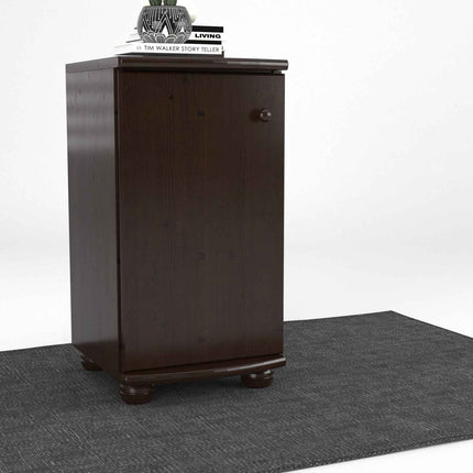 Claudia Kommode Bio Kiefer Massivholz - Elegante 1-türige Anrichte aus 100% Bio Holz