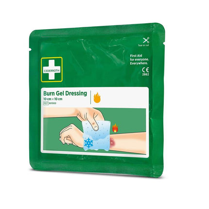 Cederroth burn gel verband 10x10 cm, 2er-pack | Packung (2 Stück)