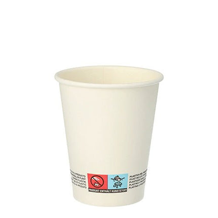 Starpak 20 Trinkbecher, Pappe "To Go" 0,2 l Ø 8 cm - 9,1 cm