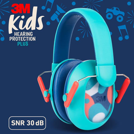 3M™Gehörschutz für Kinder mit Gehörschutz PKIDSP-TEAL-E, türkis (87-98 dB) | Packung (1 Stück)