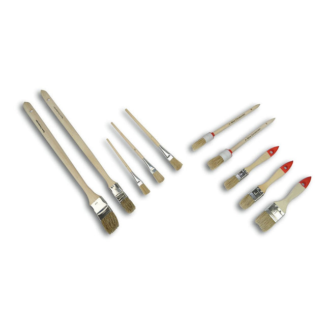 Nölle Profi Brush Pinsel-Set 10-teilig, Ring-, Flach- und Kleinpinsel | 1 Stück