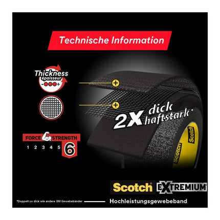 Scotch® Extremium™ Ultra Hochleistungs-Klebeband DT17, 25 m x 48 mm, 1 Rolle/Paket | Packung (1 Rolle)