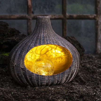 Solarleuchte MALI Solarlampe warmweiß Garten Balkon Laterne