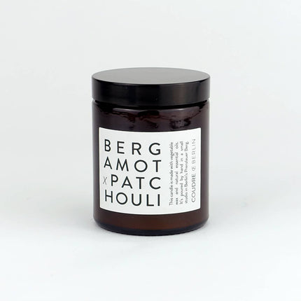 Coudre Berlin - Handgemachte Sojawachs-Kerze „Bergamot x Patchouli“ – natürlich, vegan & aromatisch