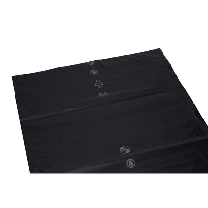 DEISS 95012 - 650+550x1350x0,1 mm schwarz  | Karton (50 Stück)