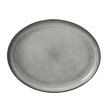 Servierplatte oval Amera grau, in 3 Größen