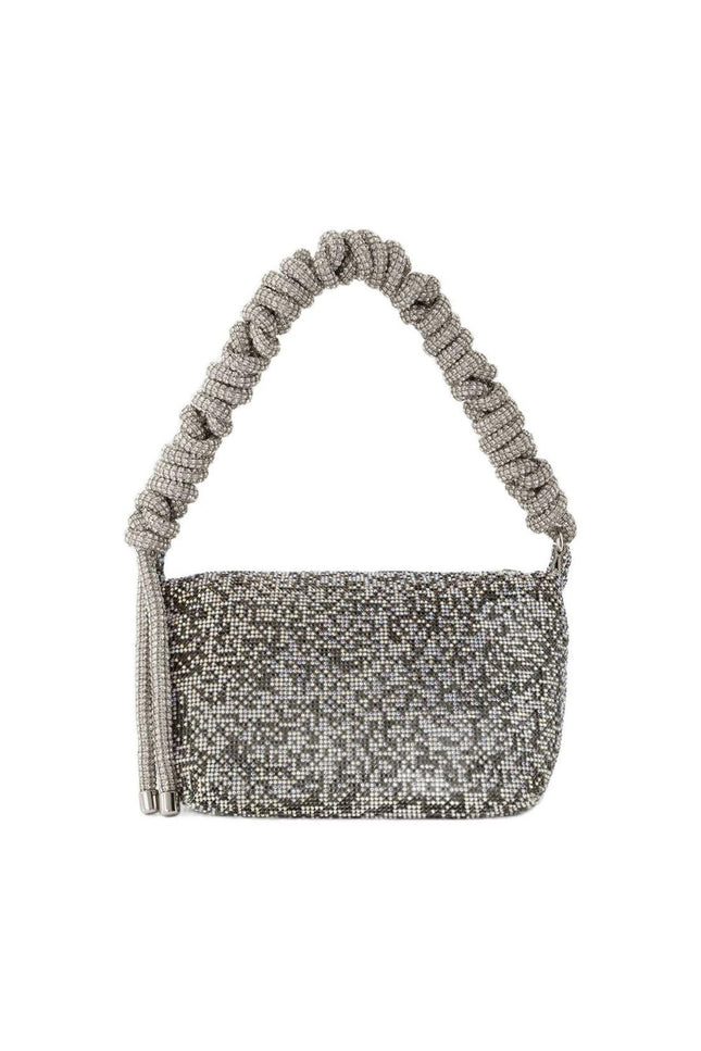 Crystal Mesh Tasche - Kara - Polyster - Black Pixel