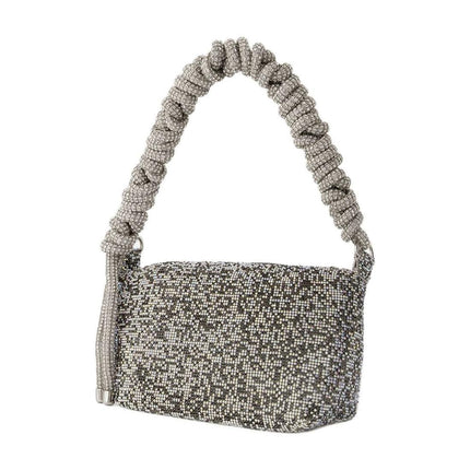 Crystal Mesh Tasche - Kara - Polyster - Black Pixel