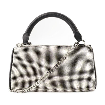 Crush Satchel Handtasche - Kara - Messing - Weiß