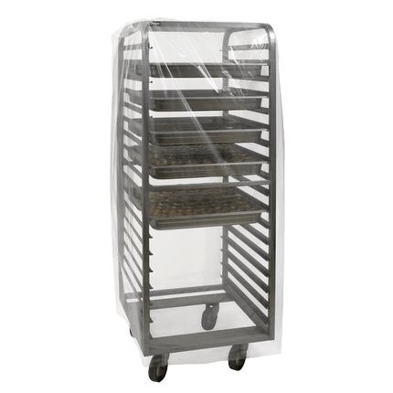 DEISS 99261 - Hordenwagenabdeckungen 950+750x1800x0,03 mm transparent | Karton (100 Packungen)