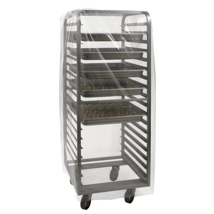 DEISS 99823 - Hordenwagenabdeckungen 950+750x1800x0,025 mm transparent | Karton (100 Packungen)