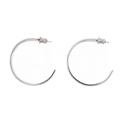 Créoles Slot aus Plaqué Silber