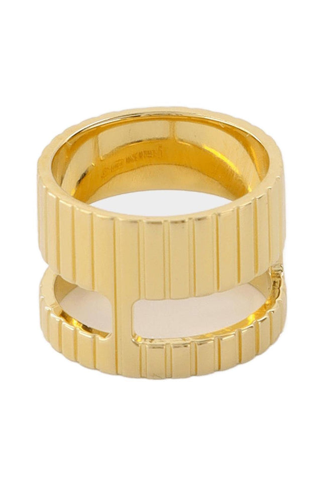 Ring Slot Core aus vergoldet