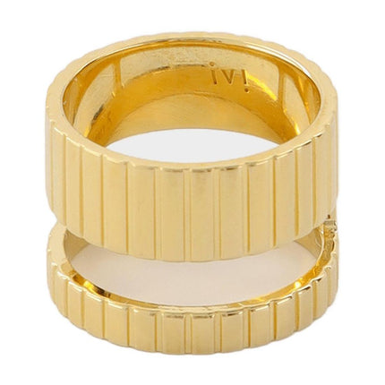 Ring Slot Core aus vergoldet