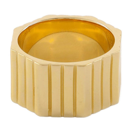 Vergoldeter Octagonalring