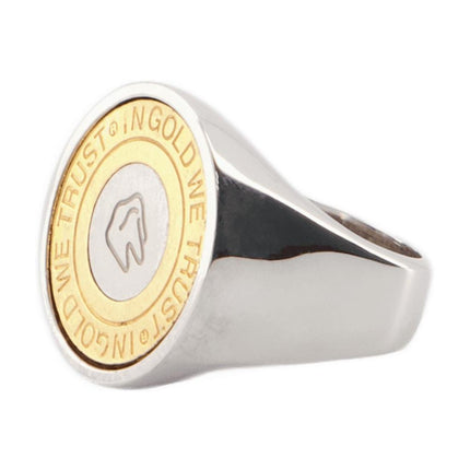 Signet Ring - In Gold We Trust - Palladium - Brass