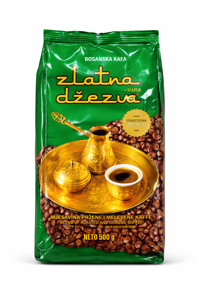 Kaffee Zlatna Džezva 500g - Traditioneller Bosnischer Kaffee