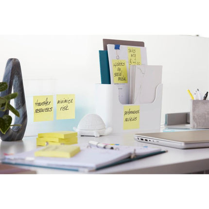 Post-it® Super Sticky Notes, 76 mm x 127 mm, 90 Blatt/Block, 100% PEFC