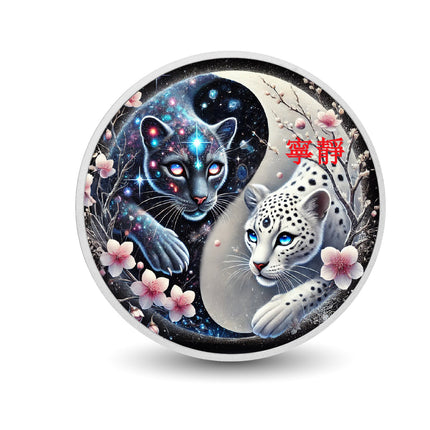 2026 Australia 1oz 9999 Silver Whispers of Cosmos Tale of Two Souls Colourized