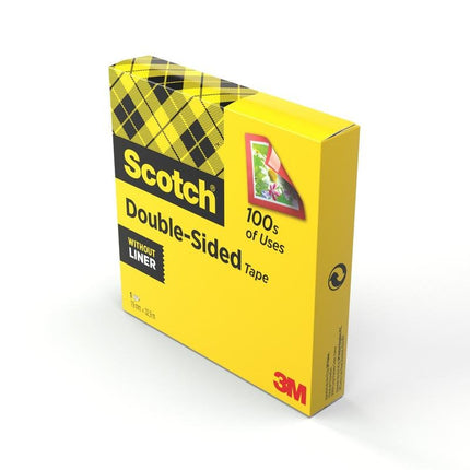 Scotch® doppelseitiges Klebeband, 1 Rolle, 19 mm x 33 m