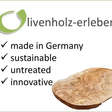 Seifenschale oval rustikal - ca. 12 – 14 cm - aus Olivenholz