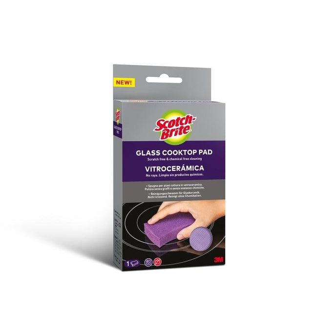 Scotch-Brite™ Glaskeramik-Reinigungsschwamm | Packung (1 Stück)
