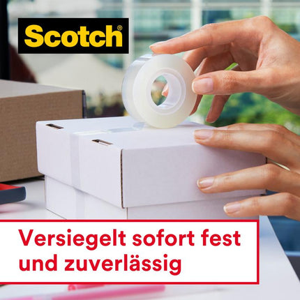 Scotch® Crystal Klebeband 6-1925R3, Nachfüllpackung, 19 mm x 25 m, 3 Rollen/Packung | Packung (1 Stück)
