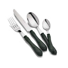 Flora 24 pcs. Cutlery Set / Catal Kasik Seti - Green / A2212