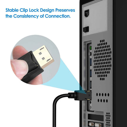 DP zu HDMI Adapter Kabel DP auf HDMI DisplayPort Stecker auf HDMI Buchse 4Kx2K