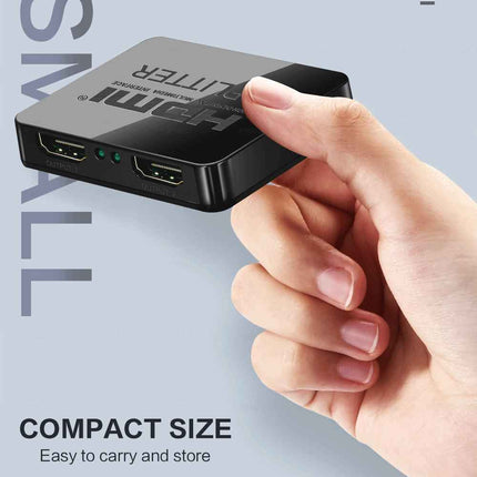 1-in-2-out HDMI Splitter Verteiler 4K 3D 4K@30Hz 1080p@60Hz Ultra HD Adapter